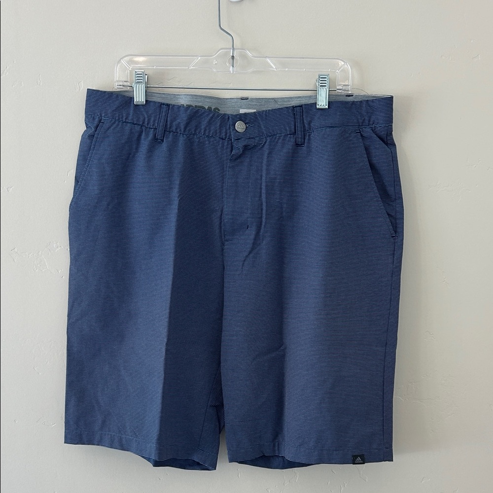 adidas Navy Flat Front Shorts
